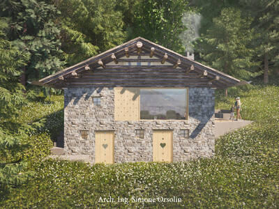 Miniatura di Chalet Barbine - Baita da ristrutturare con progetto approvato